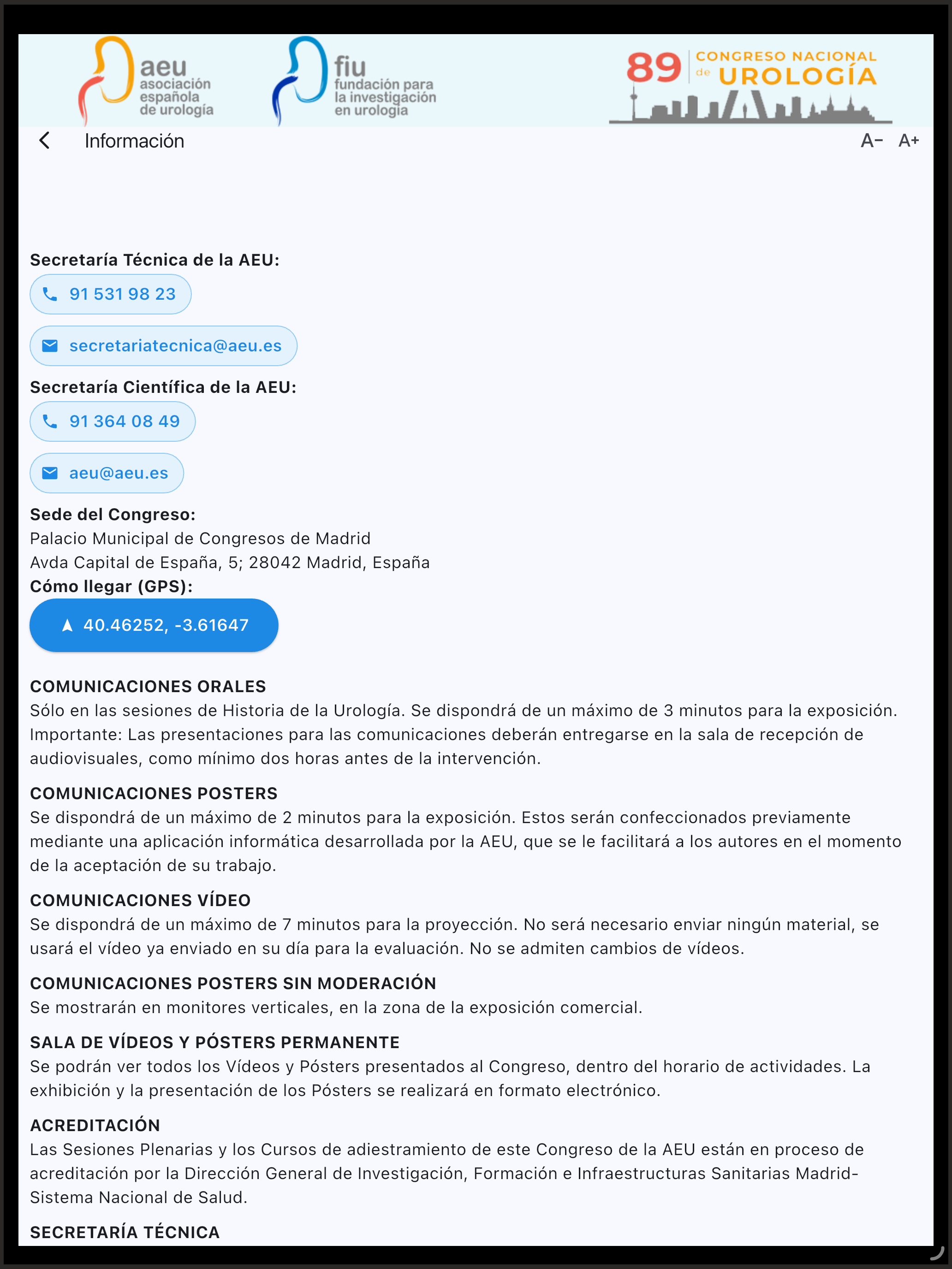 89 Congreso AEU screenshot 13