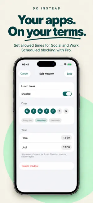 Do Instead: App Blocker screenshot 3