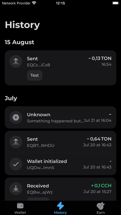 Cryptocash wallet