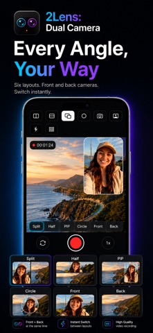 2Lens: Dual Camera Screenshot 1 of 3