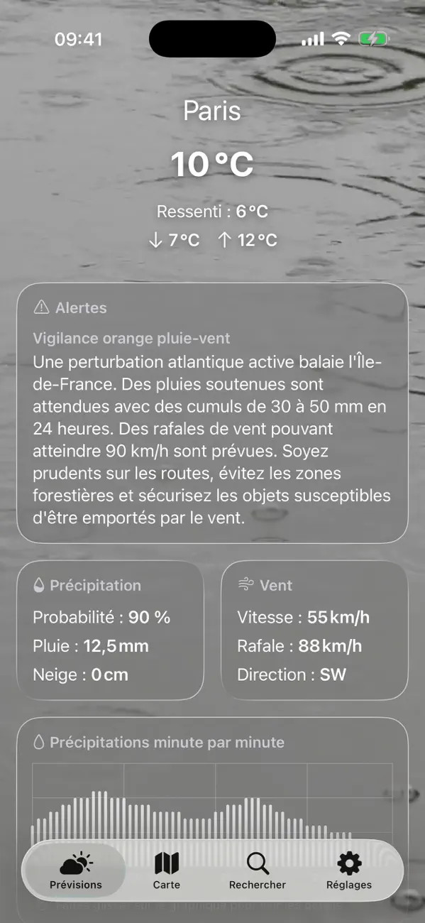 Screenshot #3 pour Météo +
