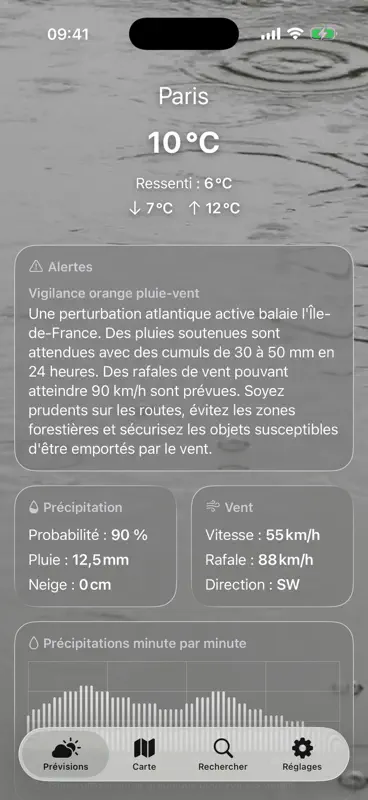 Météo + Radar Pluie en France screenshot 3 of 6
