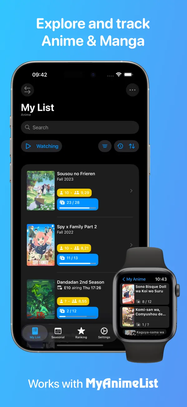 #1. ManGo - Anime & Manga Tracker (iOS) Przez: RocketScience IT
