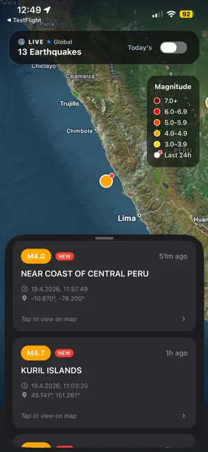 Phoenix-Earthquake Info screenshot 3