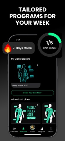 AI Fitness Trainer - Persofit iPhone screenshot