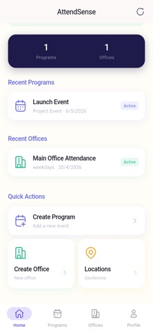 AttendSense Screenshot 3 of 9