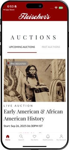 Fleischer’s Auctions iPhone screenshot