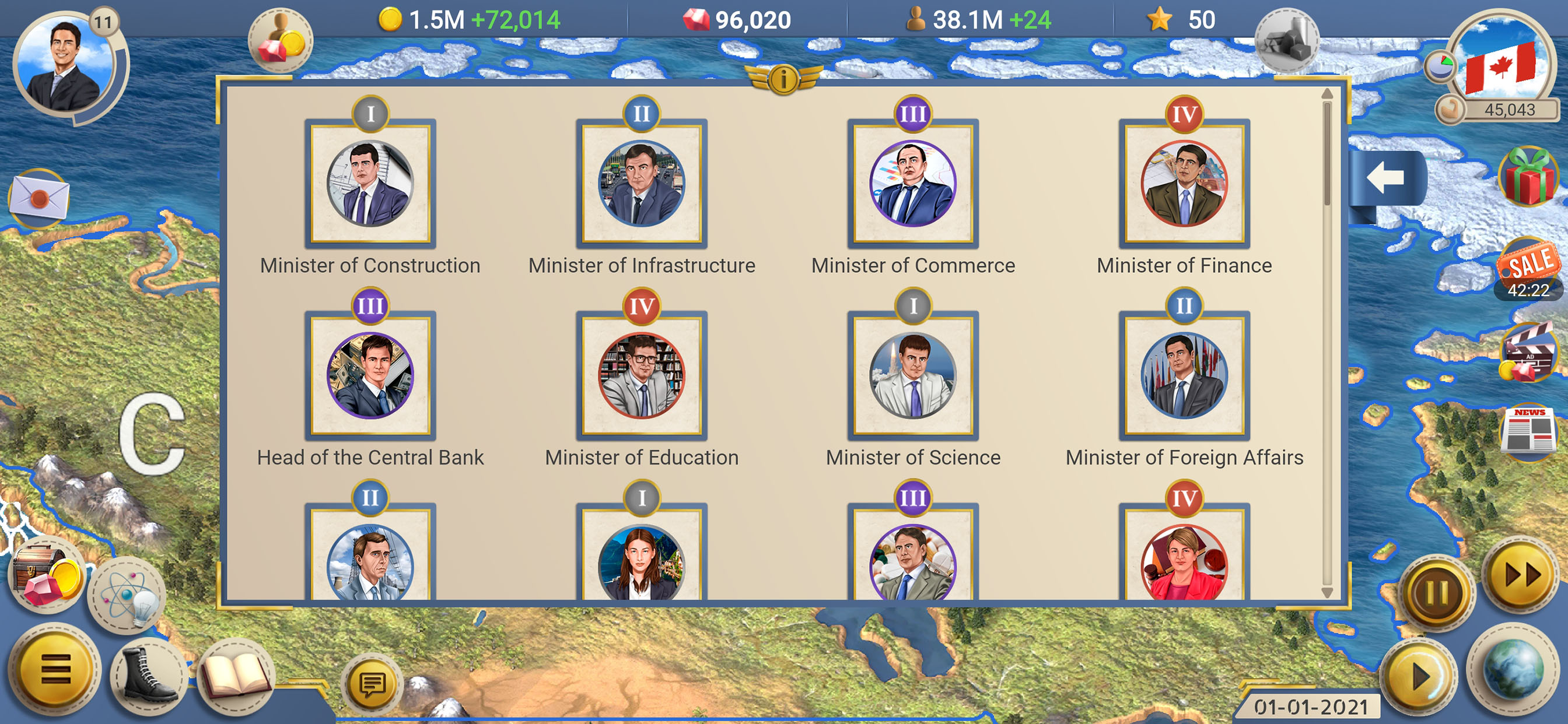 MA 2 – President Simulator