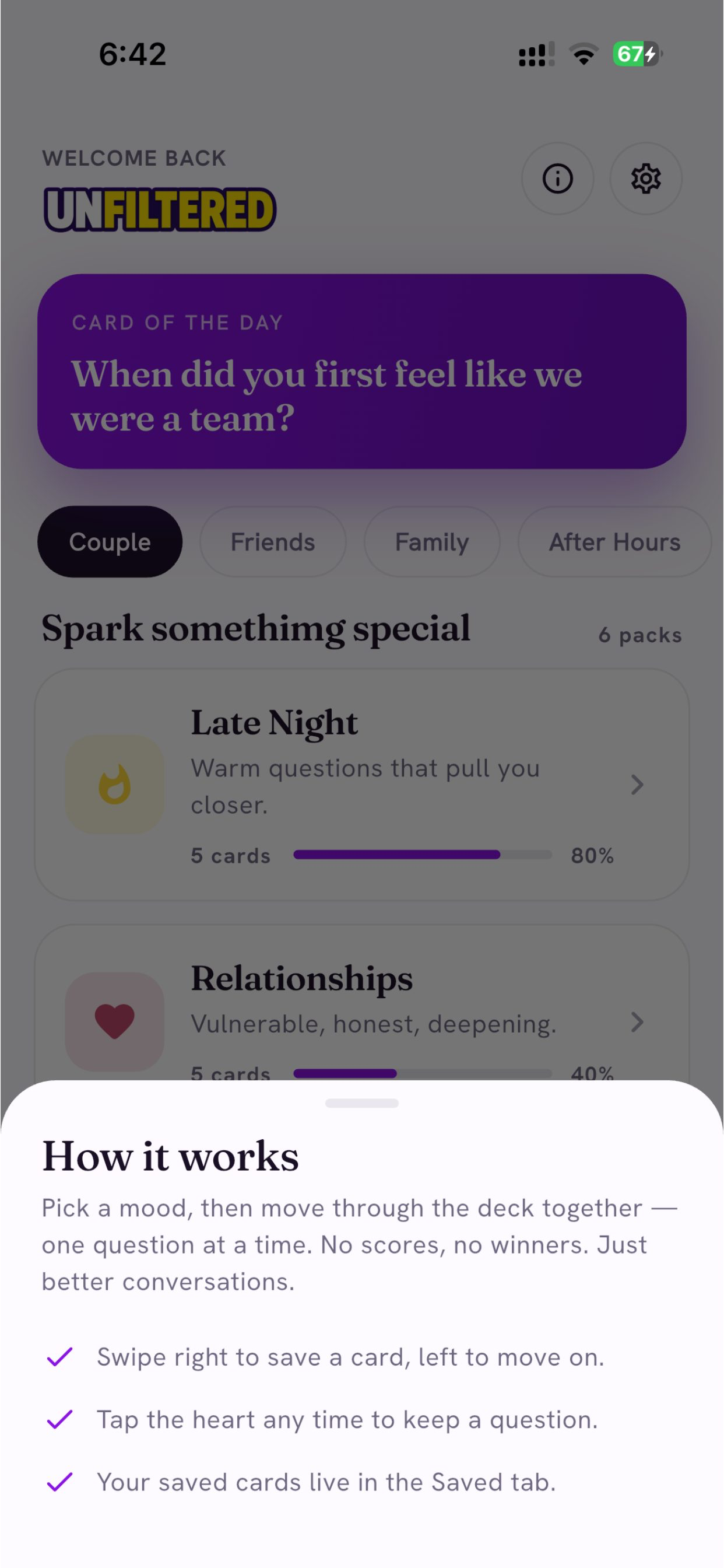 Unfiltered Card screenshot 6