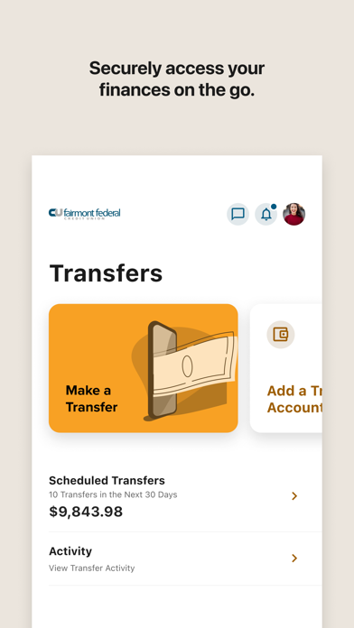 Fairmont Federal Credit Union Screenshot