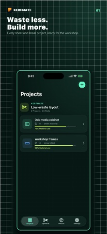 KerfMate: Cut List Optimizer screenshot