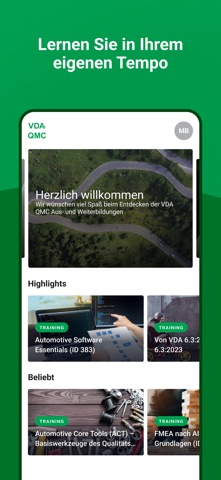 VDA QMC Academy screenshot