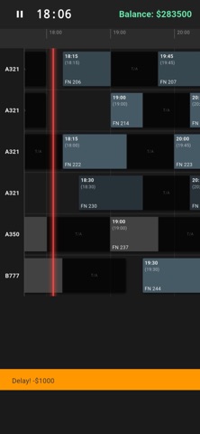 AirlineCEO: Schedule Manager iPhone screenshot