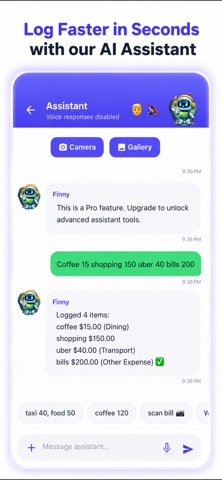 Budget App: AI Expense Tracker Screenshot 1 of 10