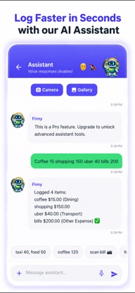 Budget App: AI Expense Tracker screenshot 1