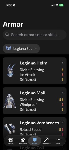 MHNStats screenshot