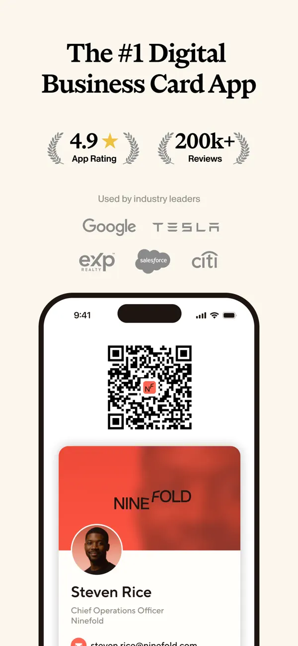 Screenshot #1 pour Blinq: Digital Business Card