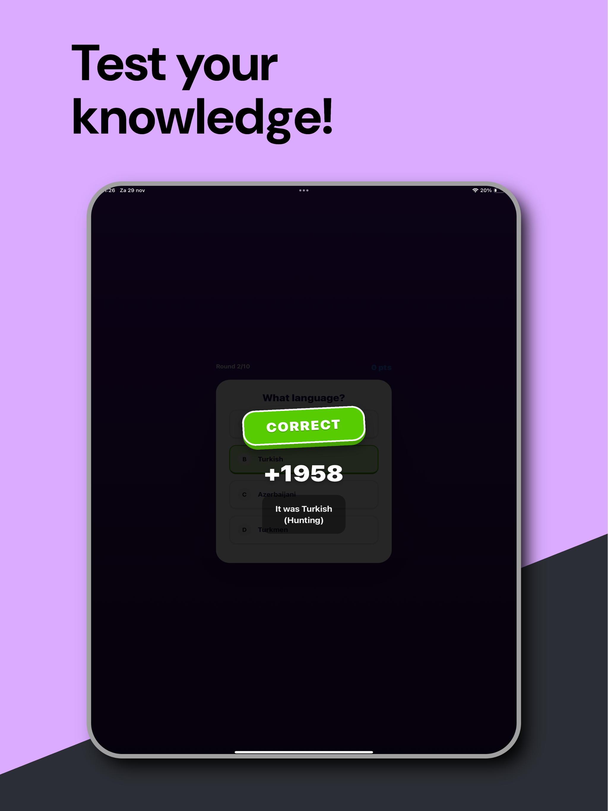 Word of World - Language Quiz