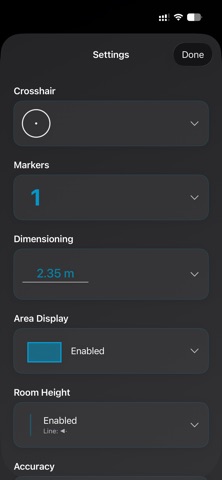 Wand-Abstand screenshot