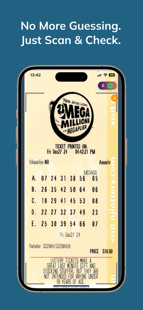 LottoRead: Lottery Scanner screenshot 3