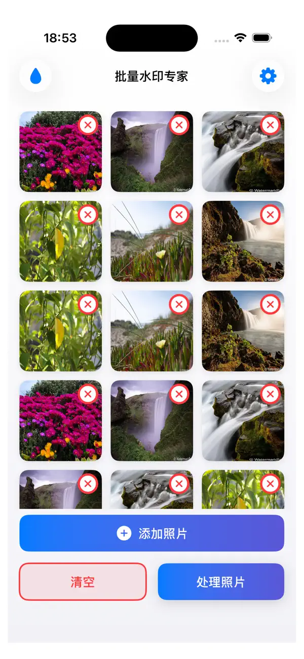 Screenshot #2 pour 批量水印专家 · 照片批量加水印
