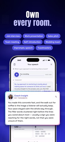 Orato - AI Speech Coach screenshot