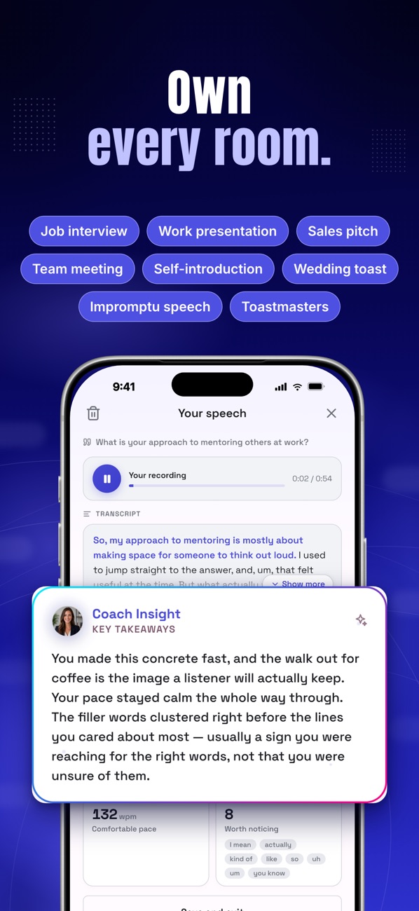 Orato - AI Speech Coach screenshot 4