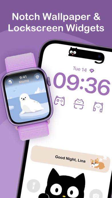 Cute pet: Self care pet widget Screenshot