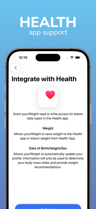 yourWeight: Weight Tracker Screenshot 7 of 10
