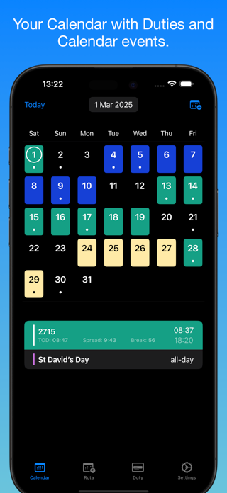 Duty Rota Screenshot 1 of 5