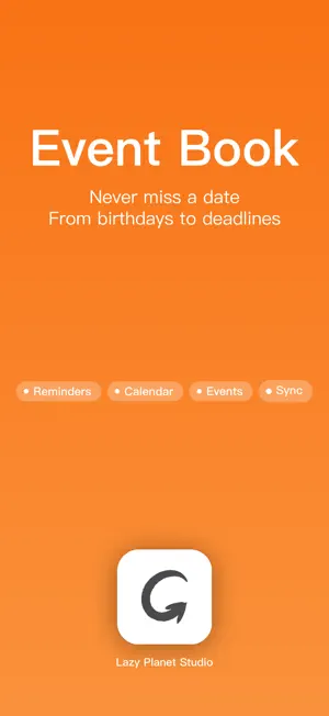 Reminder Book - Anniv Birthday screenshot 1