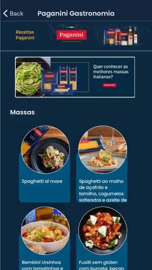 Receitas Paganini screenshot 2