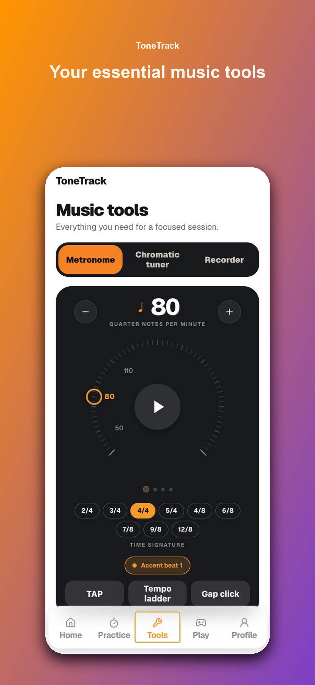 Screenshot 2 of ToneTrack - Studio