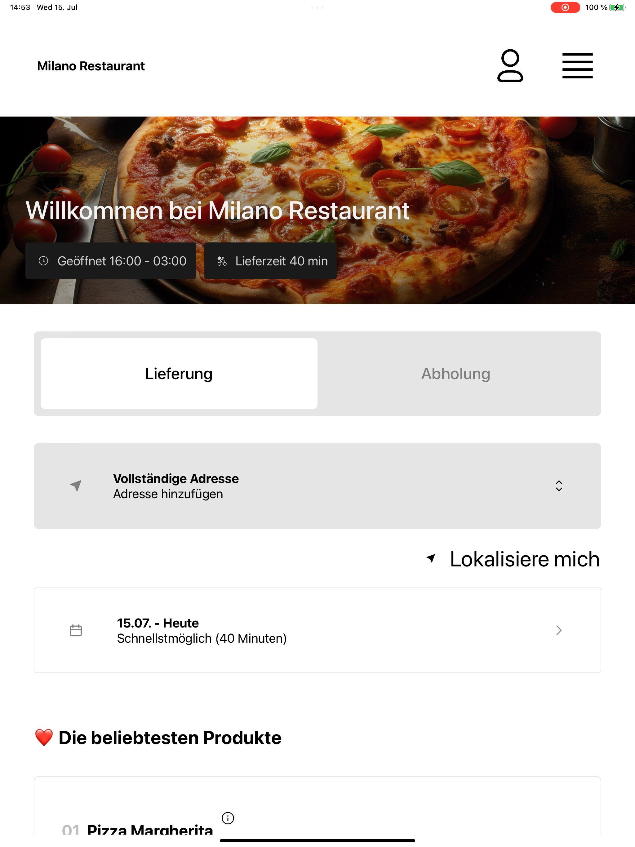 Milano Restaurant screenshot 13