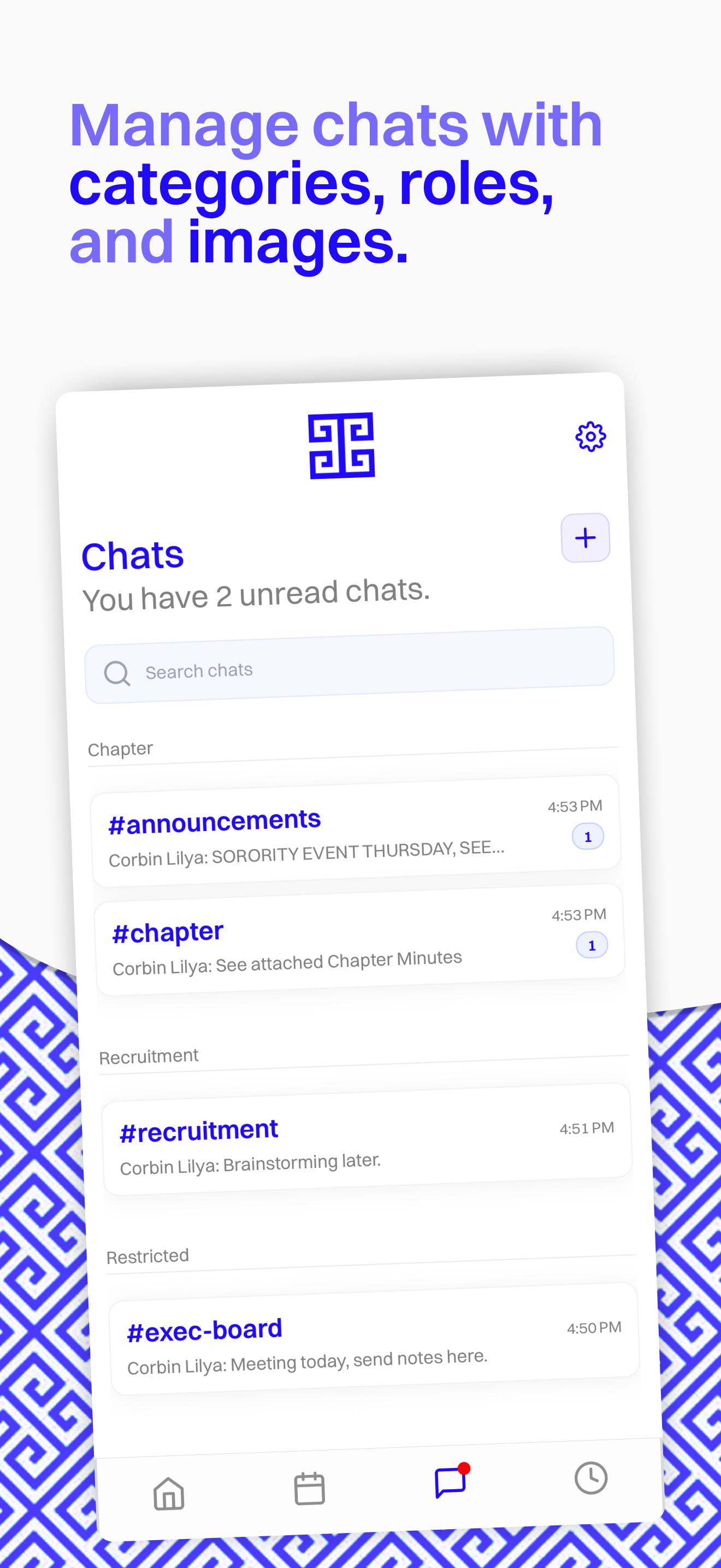 GreekLink - Chapter Management