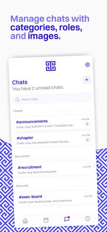 GreekLink - Chapter Management screenshot