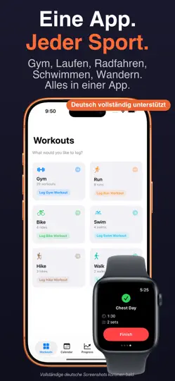 Screenshot von Lift: Gym Workout Tracker auf dem iPhone 1