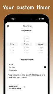 chess timer - turn clock iphone screenshot 4