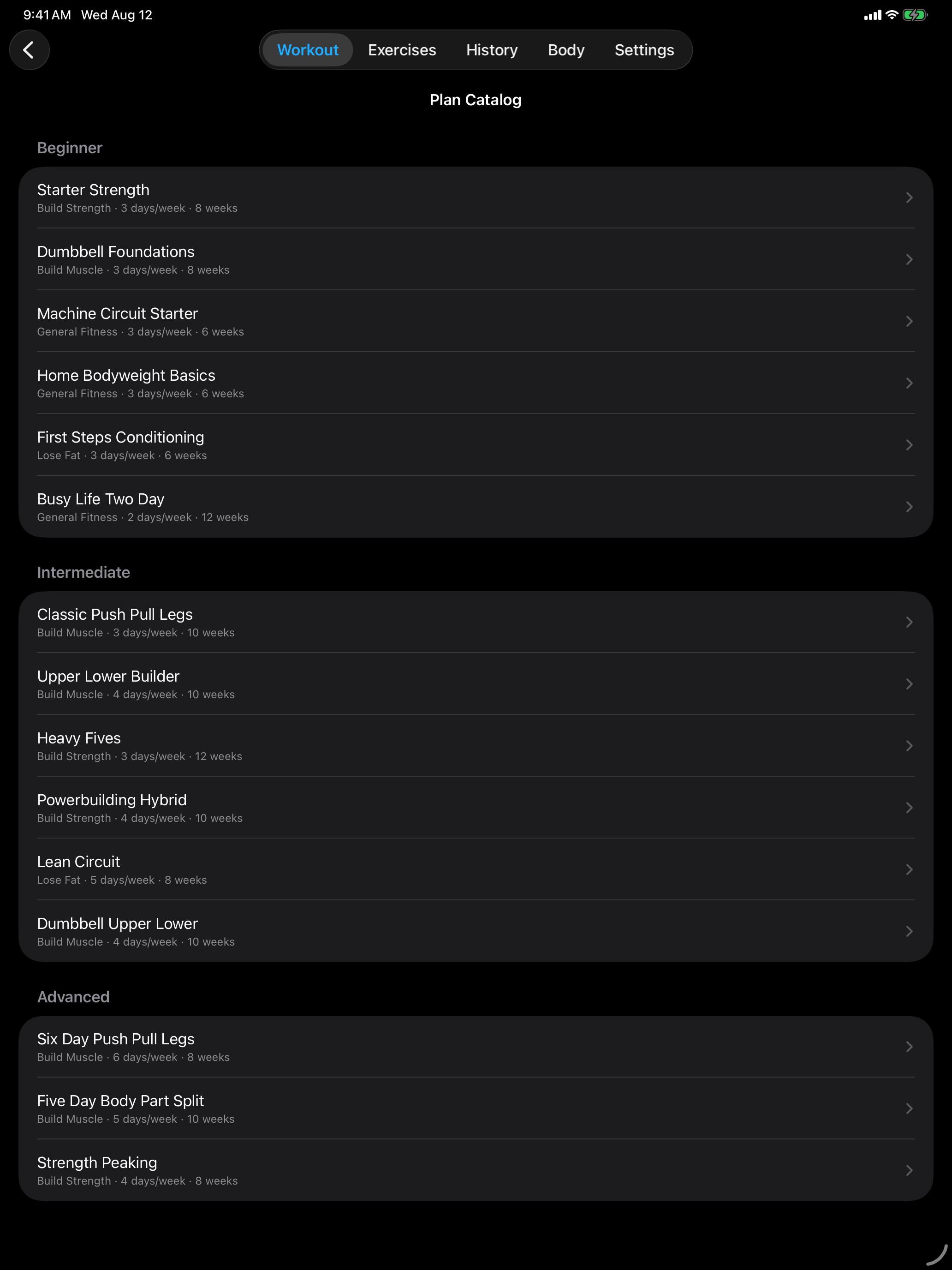 Gym Log+ screenshot 12