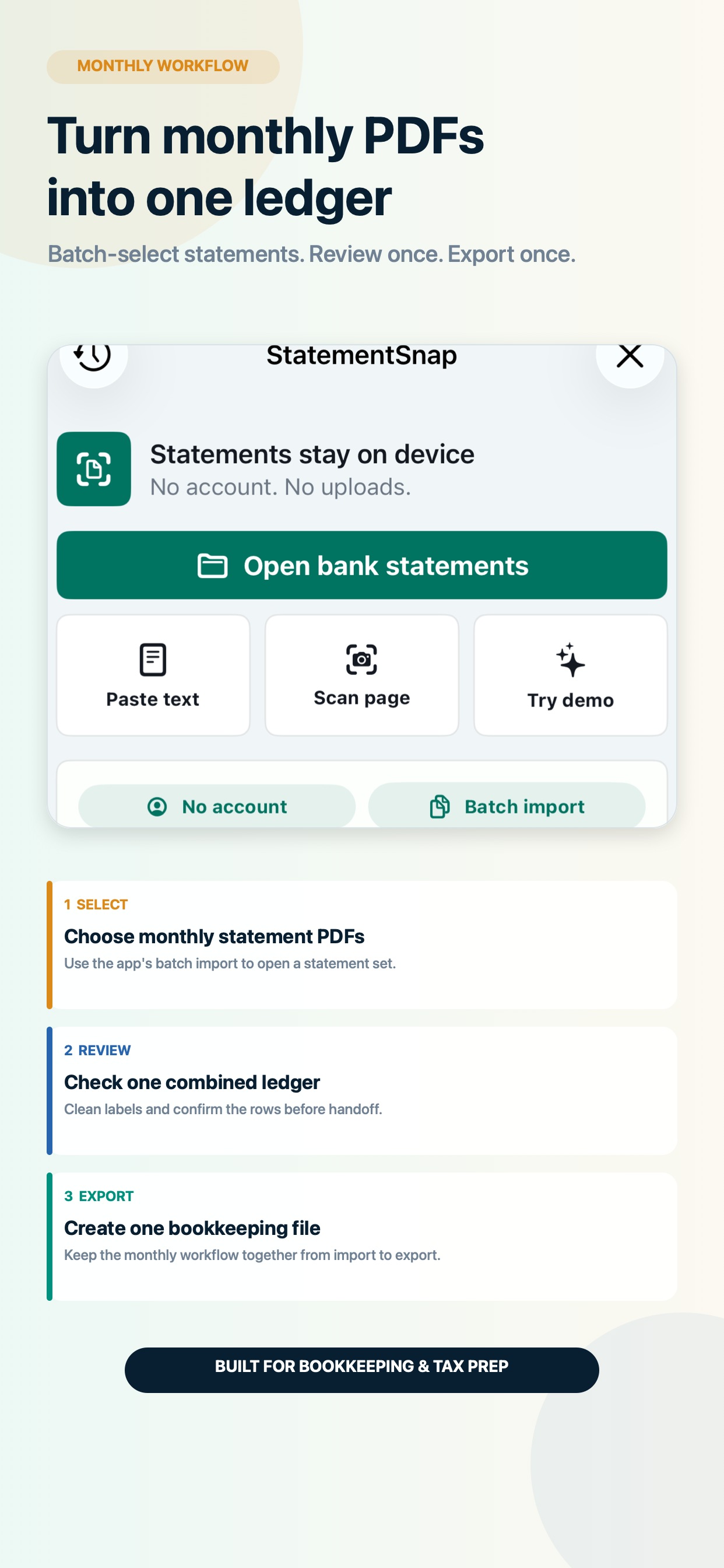 StatementSnap: Bank Converter screenshot 5