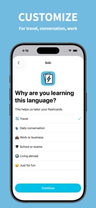 Soki Active Recall Flashcards screenshot 2