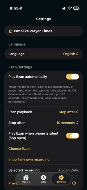 Ismolika Prayer Times screenshot 4