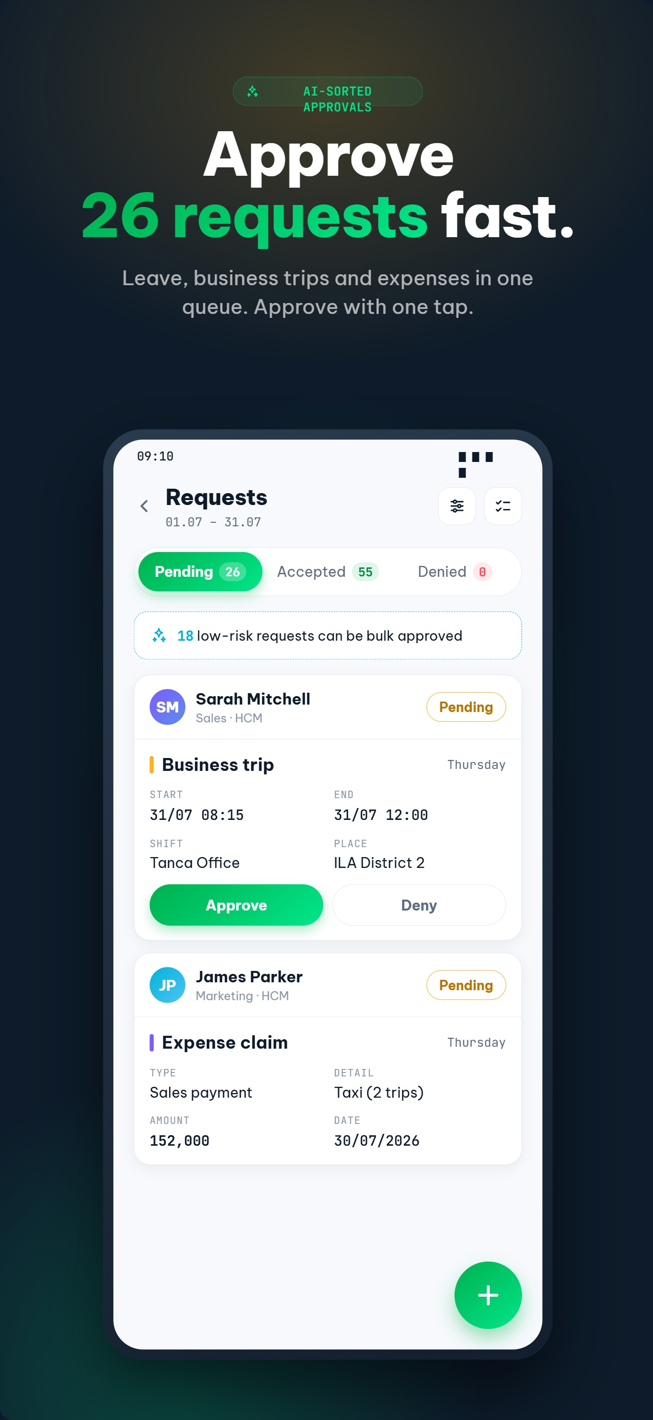 Tanca - Time tracking, Payroll screenshot 2