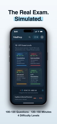 Phlebotomy Exam Prep & Study iPhone screenshot