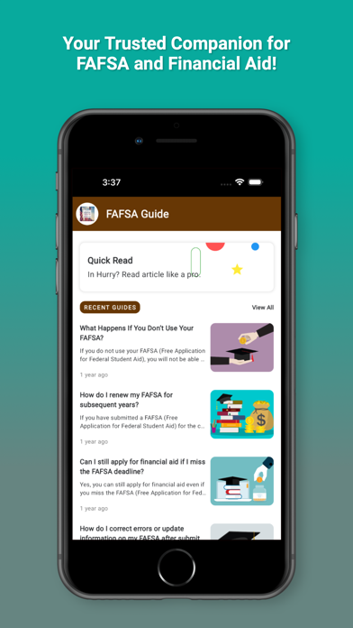 FAFSA Student Loan Guide 2024 Screenshot