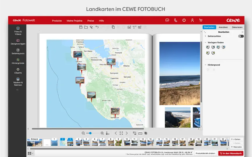 Screenshot von CEWE Fotowelt auf dem iPhone 5