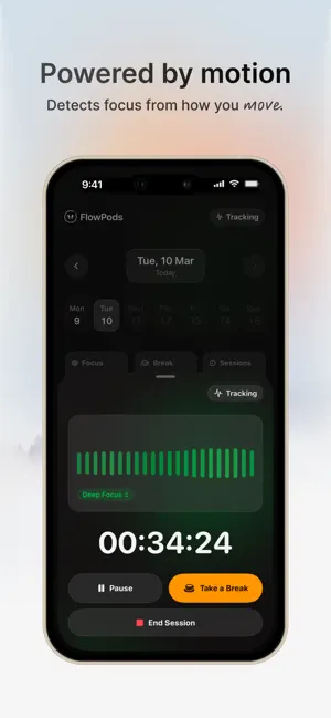 FlowPods: Auto Focus Tracker screenshot 2