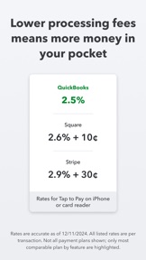 QuickBooks GoPayment POS screenshot