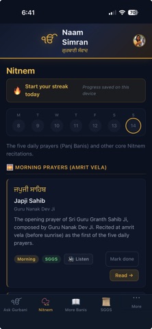 Naam Simran - Gurbani AI Screenshot 8 of 10