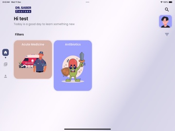 Dr.Saber Courses iPad screenshot